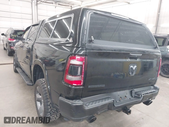 2020 Ram 1500 Big Horn with VIN 1C6SRFFT8LN308129, listed as a IAAI auction lot 42206066 with 38,394 mi miles and . Bid and sale history available at DreamBid. Image 3.
