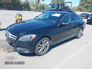 2015 Mercedes-Benz C 300 Luxury with VIN 55SWF4KB2FU047571, listed as a IAAI auction lot 42201288 with 124,678 mi miles and . Bid and sale history available at carsss.com. Image 2.
