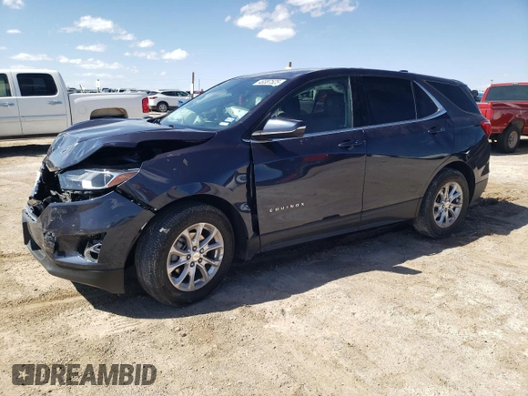 2019 Chevrolet Equinox LT with VIN 3GNAXKEV6KL316967, listed as a Copart auction lot 48387525 with 47,158 mi miles and Salvage Title. Bid and sale history available at carsss.com. Image 1.