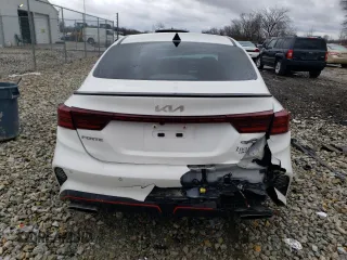 2023 Kia Forte GT with VIN 3KPF44AC4PE592342, listed as a Copart auction lot 47806575 with 35,035 mi miles and Salvage Title. Bid and sale history available at carsss.com. Image 6.