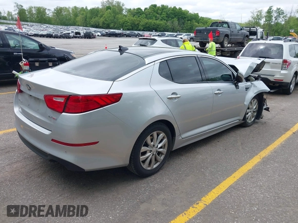 2015 Kia Optima EX с VIN 5XXGN4A74FG517263, выставлен на аукционе IAAI как лот 42299534 с пробегом 116 875 миль миль и . История ставок и продаж доступна на DreamBid. Изображение 4.