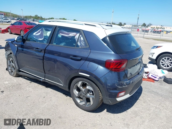 2023 Hyundai Venue SEL with VIN KMHRC8A34PU232220, listed as a IAAI auction lot 41699038 with 40,759 mi miles and . Bid and sale history available at carsss.com. Image 3.
