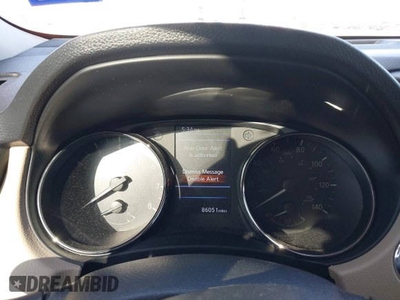 2019 Nissan Rogue SV with VIN KNMAT2MTXKP554619, listed as a IAAI auction lot 41975101 with 86,051 mi miles and . Bid and sale history available at DreamBid. Image 7.