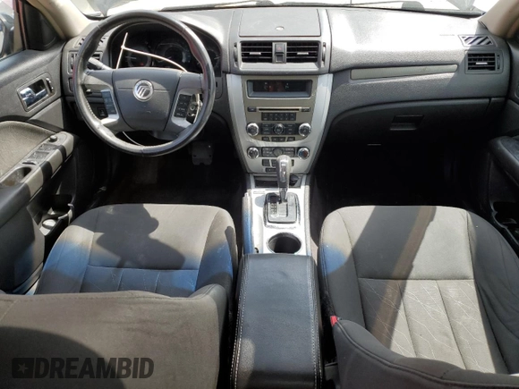2010 Mercury Milan with VIN 3MEHM0HA4AR637476, listed as a Copart auction lot 57687715 with 114,894 mi miles and Salvage title. Bid and sale history available at DreamBid. Image 8.