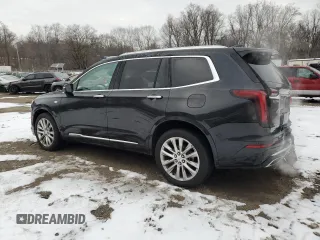 2020 Cadillac XT6 AWD Premium Luxury z VIN 1GYKPDRS7LZ124714, wystawiony jako Copart lot #41449365 z przebiegiem 48 918 mil mil oraz Szkoda całkowita • Salvage title. Historia ofert i sprzedaży dostępna na DreamBid. Obrazek 2.