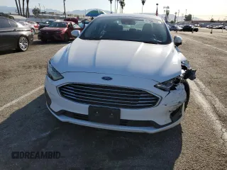 2019 Ford Fusion Hybrid SE with VIN 3FA6P0LU2KR134571, listed as a Copart auction lot 47158143 with 44,674 mi miles. Bid and sale history available at carsss.com. Image 5.