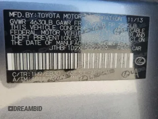 2014 Lexus IS 250 z VIN JTHBF1D2XE5022279, wystawiony jako Copart lot #61066945 z przebiegiem 204 335 mil mil oraz Szkoda całkowita • Salvage title. Historia ofert i sprzedaży dostępna na DreamBid. Obrazek 12.
