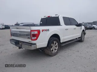 2021 Ford F-150 XL with VIN 1FTFW1E83MFA40301, listed as a IAAI auction lot 41542719 with 132,629 mi miles. Bid and sale history available at carsss.com. Image 4.