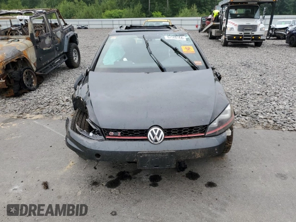 2017 Volkswagen GTI S with VIN 3VW447AU2HM028873, listed as a Copart auction lot 67568164 with 73,529 mi miles and Salvage Title. Bid and sale history available at DreamBid. Image 5.