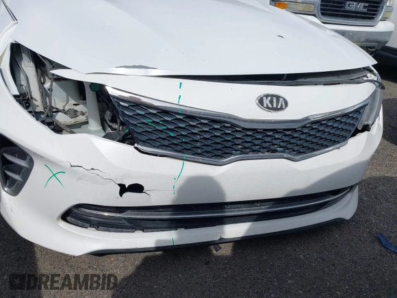 2016 Kia Optima SX Turbo with VIN 5XXGW4L23GG027090, listed as a IAAI auction lot 42172497 with 150,426 mi miles and . Bid and sale history available at DreamBid. Image 18.