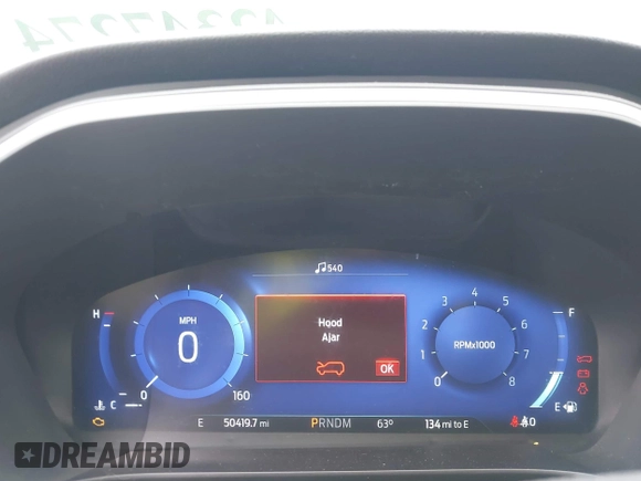 2020 Ford Escape Titanium with VIN 1FMCU9J97LUA35212, listed as a IAAI auction lot 42347274 with 50,419 mi miles and . Bid and sale history available at DreamBid. Image 7.