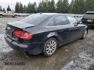 2009 Audi A4 with VIN WAULF68K79N017699, listed as a Copart auction lot 87635845 with Not provided miles and Salvage title. Bid and sale history available at DreamBid. Image 3.