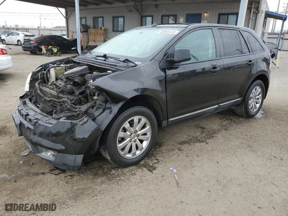 2010 Ford Edge SEL with VIN 2FMDK3JC7ABB58787, listed as a Copart auction lot 52556455 with 185,414 mi miles and Salvage Title. Bid and sale history available at carsss.com. Image 1.