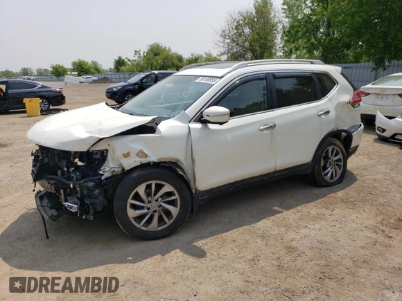 2015 Nissan Rogue SL z VIN 5N1AT2MV9FC754935, wystawiony jako Copart lot #59198955 z przebiegiem 180 001 mil mil oraz Szkoda całkowita • Salvage title. Historia ofert i sprzedaży dostępna na DreamBid. Obrazek 1.