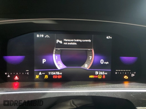 2022 Volkswagen Tiguan SE R-Line Black with VIN 3VV8B7AX6NM026562, listed as a Copart auction lot 57569015 with 115,478 mi miles and Salvage title. Bid and sale history available at DreamBid. Image 9.