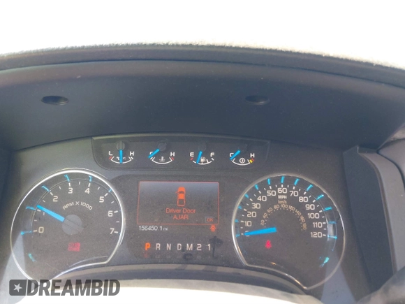 2013 Ford F-150 XL with VIN 1FTFW1EF2DFD62331, listed as a IAAI auction lot 41676224 with 156,450 mi miles. Bid and sale history available at carsss.com. Image 7.