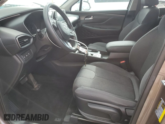 2020 Hyundai Santa Fe SE with VIN 5NMS23AD9LH264926, listed as a Copart auction lot 53809265 with 57,780 mi miles and Salvage title. Bid and sale history available at DreamBid. Image 7.