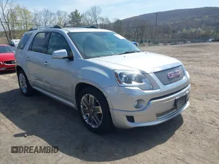 2012 GMC Acadia Denali with VIN 1GKKVTED5CJ369415, listed as a IAAI auction lot 42086763 with 153,468 mi miles. Bid and sale history available at carsss.com. Image 1.