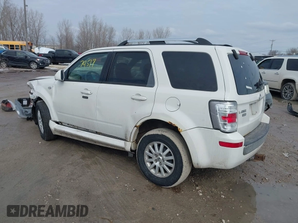 2009 Mercury Mariner Premier with VIN 4M2CU97G19KJ01231, listed as a IAAI auction lot 41674517 with Not Provided miles and . Bid and sale history available at DreamBid. Image 3.