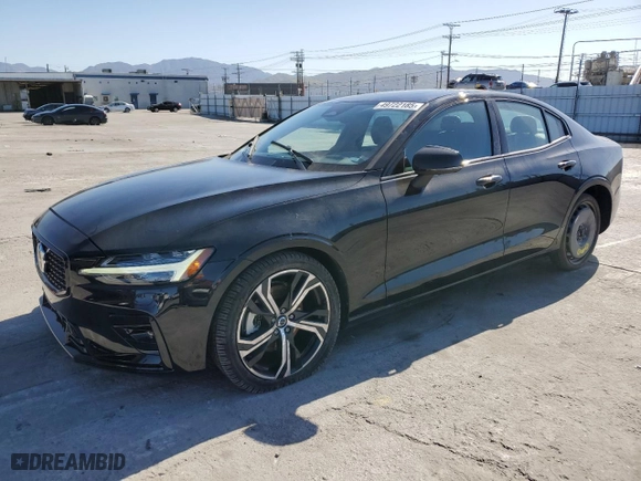 2024 Volvo S60 Plus Dark Theme with VIN 7JRL12TL3RG299436, listed as a Copart auction lot 49722185 with 15,404 mi miles and Salvage Title. Bid and sale history available at carsss.com. Image 1.