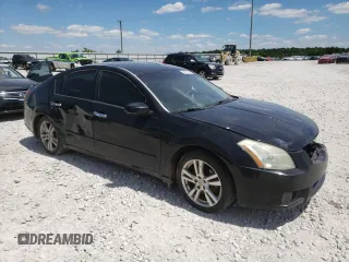 2008 Nissan Maxima 3.5 SE with VIN 1N4BA41E68C809414, listed as a Copart auction lot 58455924 with 0 mi miles and Salvage Title. Bid and sale history available at carsss.com. Image 4.