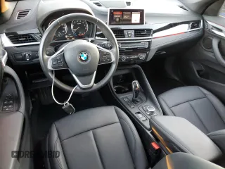 2021 BMW X1 xDrive28i with VIN WBXJG9C07M5T06155, listed as a Copart auction lot 81357474 with 18,466 mi miles and Salvage Title. Bid and sale history available at carsss.com. Image 8.