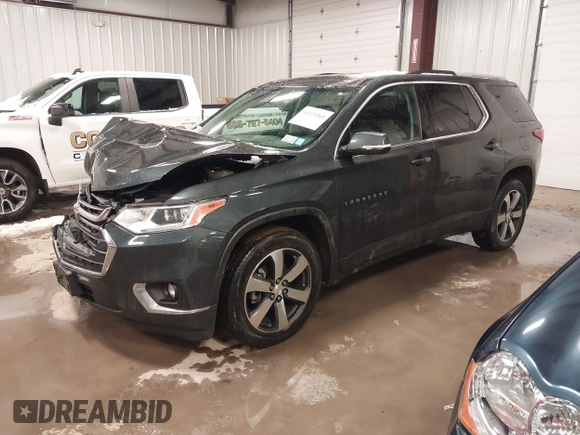 2018 Chevrolet Traverse LT Leather with VIN 1GNEVHKW2JJ141176, listed as a IAAI auction lot 41523361 with 75,103 mi miles. Bid and sale history available at carsss.com. Image 2.