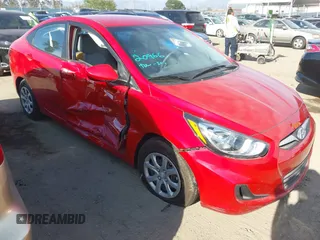 2012 Hyundai Accent GLS with VIN KMHCT4AE9CU187849, listed as a IAAI auction lot 42003584 with 13,750 mi miles. Bid and sale history available at carsss.com. Image 1.