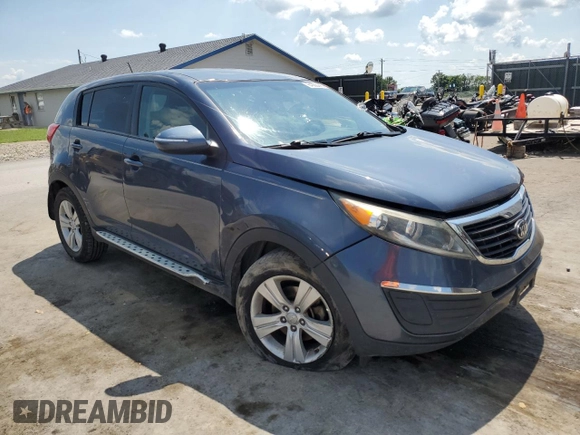 2013 Kia Sportage LX with VIN KNDPB3A21D7382465, listed as a Copart auction lot 64368445 with 125,776 mi miles and Clean title. Bid and sale history available at DreamBid. Image 4.