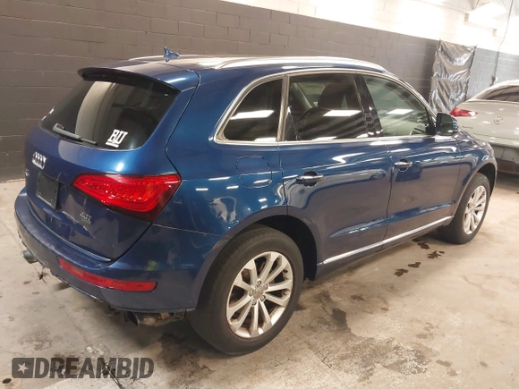 2015 Audi Q5 Premium Plus with VIN WA1LFAFP7FA100390, listed as a IAAI auction lot 42594842 with 110,349 mi miles and . Bid and sale history available at DreamBid. Image 4.