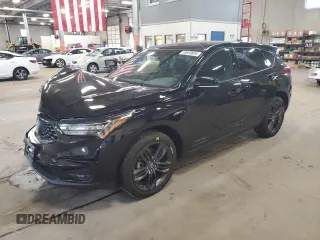 2021 Acura RDX w/A-Spec Package with VIN 5J8TC2H68ML013397, listed as a Copart auction lot 53690604 with 16,931 mi miles. Bid and sale history available at carsss.com. Image 1.