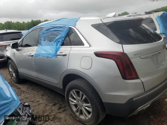 2020 Cadillac XT5 Premium Luxury FWD with VIN 1GYKNCRS4LZ123097, listed as a Copart auction lot 44147615 with 168,963 mi miles and Clean title. Bid and sale history available at DreamBid. Image 2.