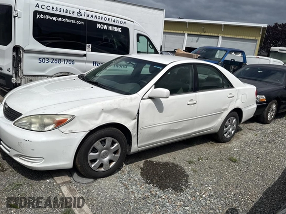 2003 Toyota Camry LE with VIN 4T1BE32K43U207204, listed as a Copart auction lot 57167845 with 189,656 mi miles and Clean Title. Bid and sale history available at DreamBid. Image 2.