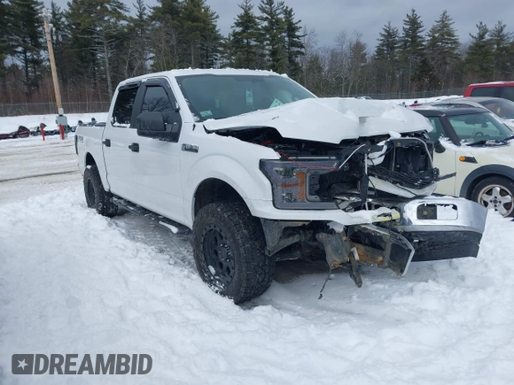2018 Ford F-150 XL with VIN 1FTEW1E58JKD67099, listed as a IAAI auction lot 41526282 with 128,420 mi miles. Bid and sale history available at carsss.com. Image 1.