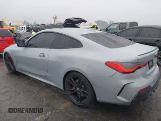 2023 BMW 4 Series 430i with VIN WBA53AP09PCM33735, listed as a IAAI auction lot 41547279 with 28,822 mi miles and . Bid and sale history available at DreamBid. Image 3.