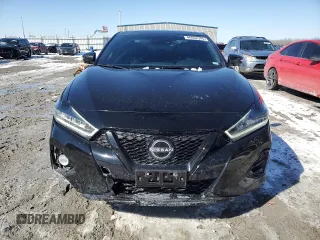 2023 Nissan Maxima SR with VIN 1N4AA6EV1PC505472, listed as a Copart auction lot 46052345 with 19,117 mi miles and Salvage title. Bid and sale history available at DreamBid. Image 5.