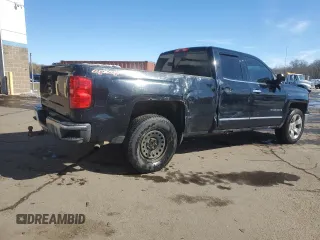2015 Chevrolet Silverado 1500 LTZ with VIN 1GCVKSEC9FZ159781, listed as a Copart auction lot 44525365 with 206,128 mi miles and Salvage Title. Bid and sale history available at carsss.com. Image 3.