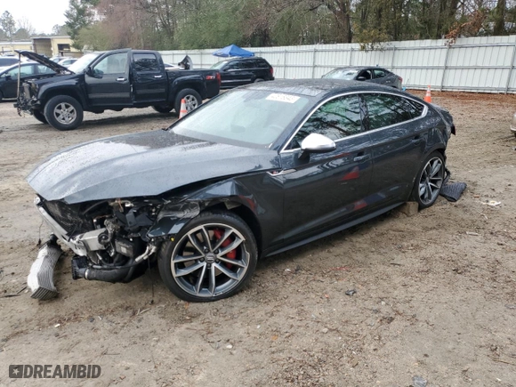 2018 Audi S5 Sportback Prestige with VIN WAUC4CF56JA087059, listed as a Copart auction lot 40818343 with NaN miles. Bid and sale history available at carsss.com. Image 1.