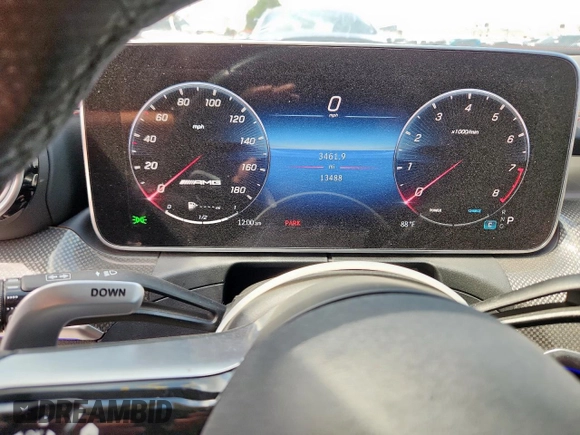 2023 Mercedes-Benz C 43 AMG with VIN W1KAF8HB5PR115101, listed as a Copart auction lot 63683285 with 13,488 mi miles and Salvage title. Bid and sale history available at DreamBid. Image 9.