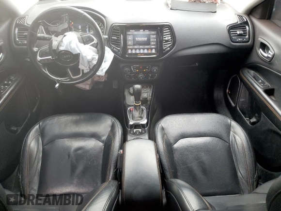2018 Jeep Compass Limited with VIN 3C4NJDCB4JT128687, listed as a Copart auction lot 57648245 with 136,455 mi miles and Salvage title. Bid and sale history available at DreamBid. Image 8.
