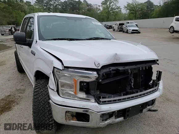 2018 Ford F-150 XL with VIN 1FTEW1C53JKC18828, listed as a Copart auction lot 50357415 with 128,689 mi miles and Salvage Title. Bid and sale history available at DreamBid. Image 10.