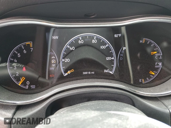 2017 Jeep Grand Cherokee Altitude with VIN 1C4RJFAG4HC737909, listed as a Copart auction lot 64542325 with 36,618 mi miles and Salvage title. Bid and sale history available at DreamBid. Image 9.
