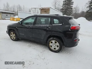 2015 Jeep Cherokee Sport with VIN 1C4PJMAB1FW609087, listed as a Copart auction lot 42592075 with 123,093 mi miles and Salvage Title. Bid and sale history available at carsss.com. Image 2.