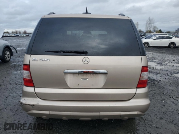 2004 Mercedes-Benz M-Class with VIN 4JGAB75E54A467003, listed as a Copart auction lot 48512745 with 92,191 mi miles and Salvage Title. Bid and sale history available at carsss.com. Image 6.