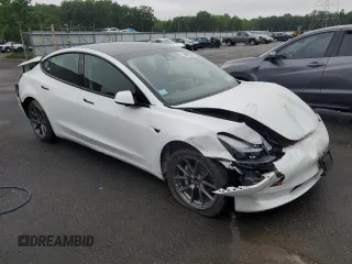 2023 Tesla Model 3 with VIN 5YJ3E1EA0PF463239, listed as a Copart auction lot 59770525 with 48,086 mi miles and Clean title. Bid and sale history available at DreamBid. Image 4.