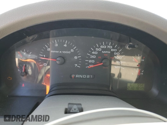 2005 Ford F-150 XLT с VIN 1FTPX14535NB64472, выставлен на аукционе Copart как лот 58524315 с пробегом 210 184 миль миль и Чистый • Clean title. История ставок и продаж доступна на DreamBid. Изображение 9.