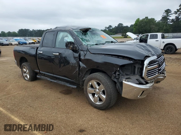 2018 Ram 1500 Big Horn with VIN 1C6RR7GG8JS310712, listed as a Copart auction lot 54165265 with 129,619 mi miles and Salvage title. Bid and sale history available at DreamBid. Image 4.