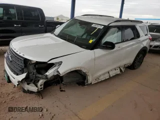2022 Ford Explorer XLT with VIN 1FMSK8DH5NGC02635, listed as a Copart auction lot 45034575 with 71,718 mi miles and Salvage Title. Bid and sale history available at carsss.com. Image 1.