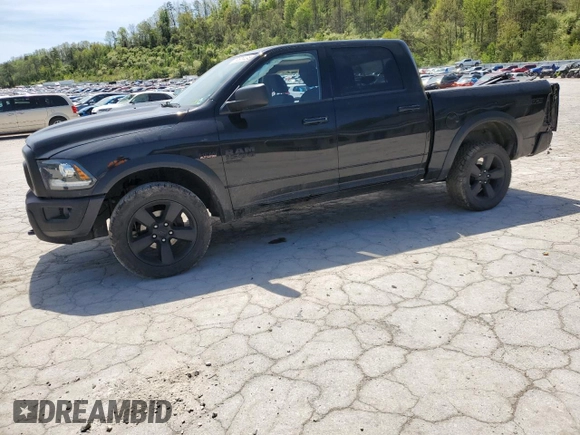 2019 Ram 1500 Warlock z VIN 1C6RR7LT1KS714908, wystawiony jako Copart lot #53509495 z przebiegiem 91 745 mil mil oraz Szkoda całkowita • Salvage title. Historia ofert i sprzedaży dostępna na DreamBid. Obrazek 1.