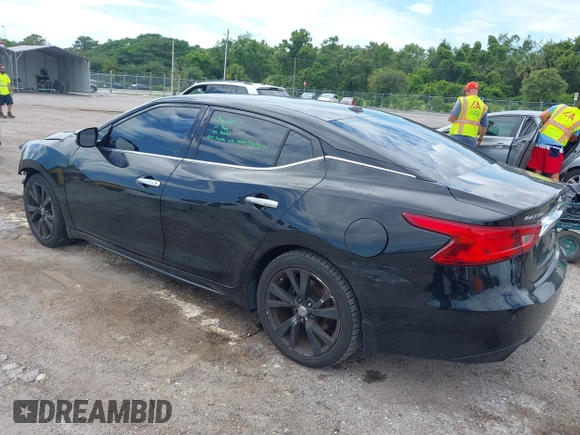 2016 Nissan Maxima SR with VIN 1N4AA6AP2GC901904, listed as a IAAI auction lot 42523722 with 114,235 mi miles and . Bid and sale history available at DreamBid. Image 3.